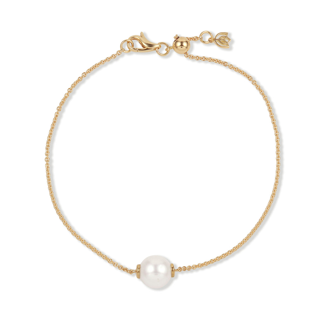 Y&G Bracelet | Zoetwaterparel & 18k goud