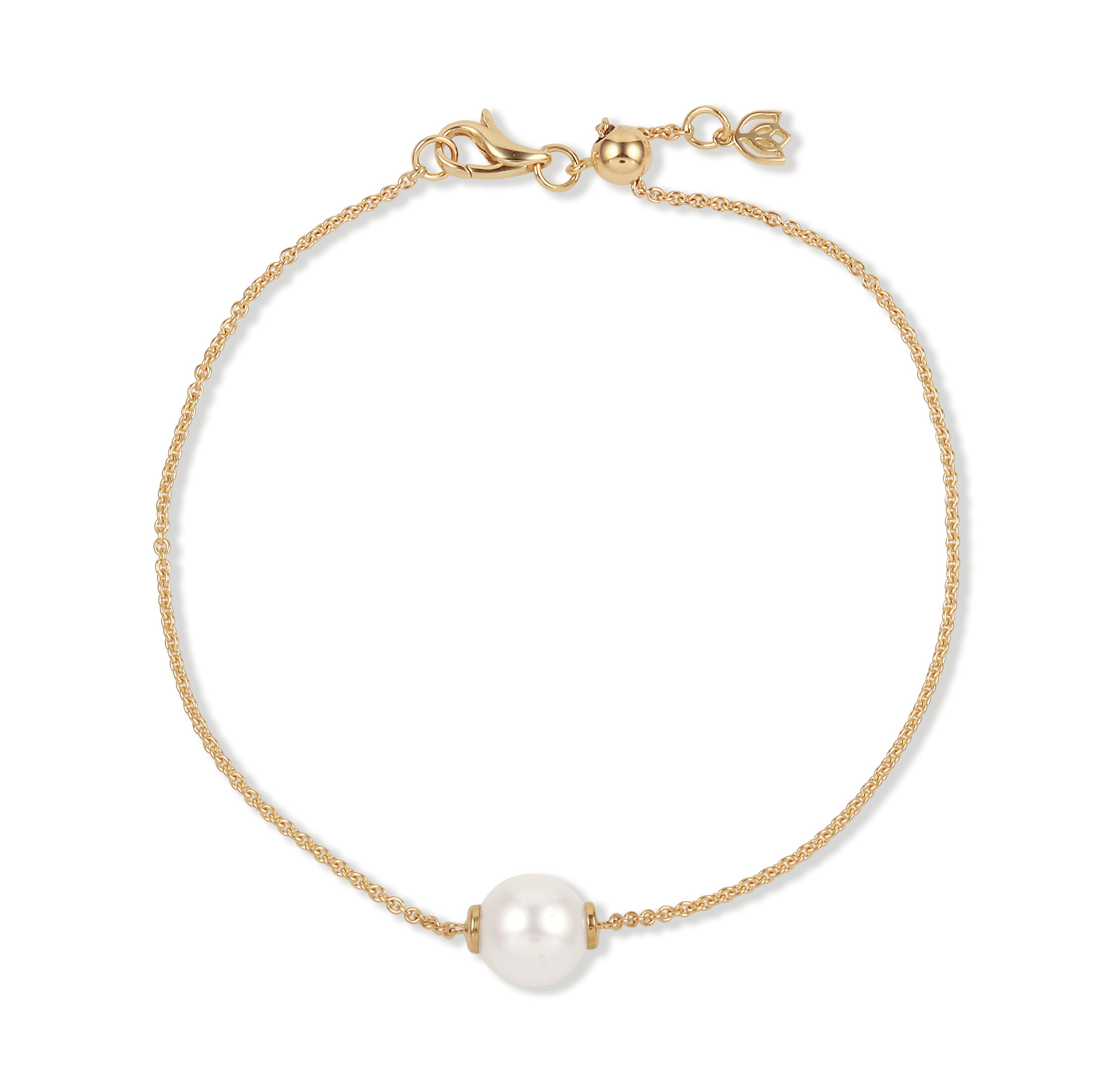 Y&G Bracelet | Zoetwaterparel & 18k goud