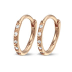 Y&G Huggies 12mm | Diamant & 18k goud