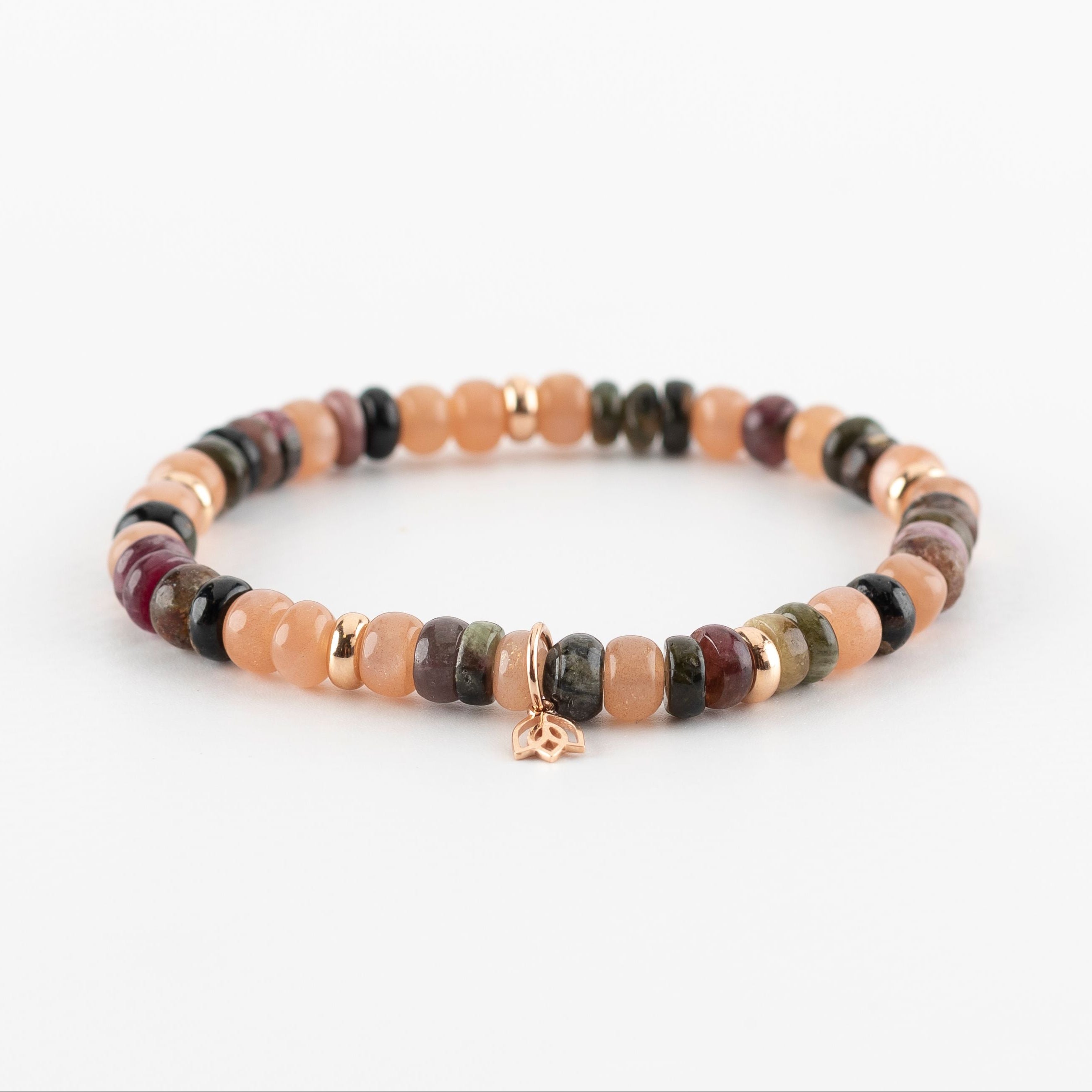 Y&G Lavish | Edelstenen armband & 18k roségoud