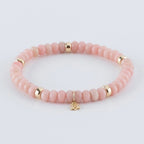Y&G edelstenen armband | Rhodochrosiet & 14k goud