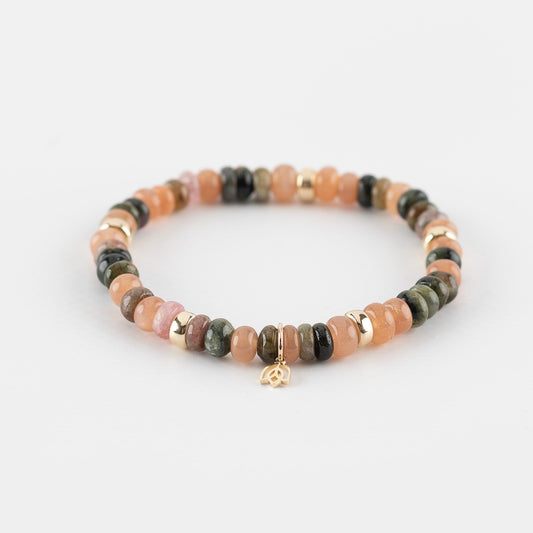 Y&G Lavish | Edelstenen armband & 14kt goud