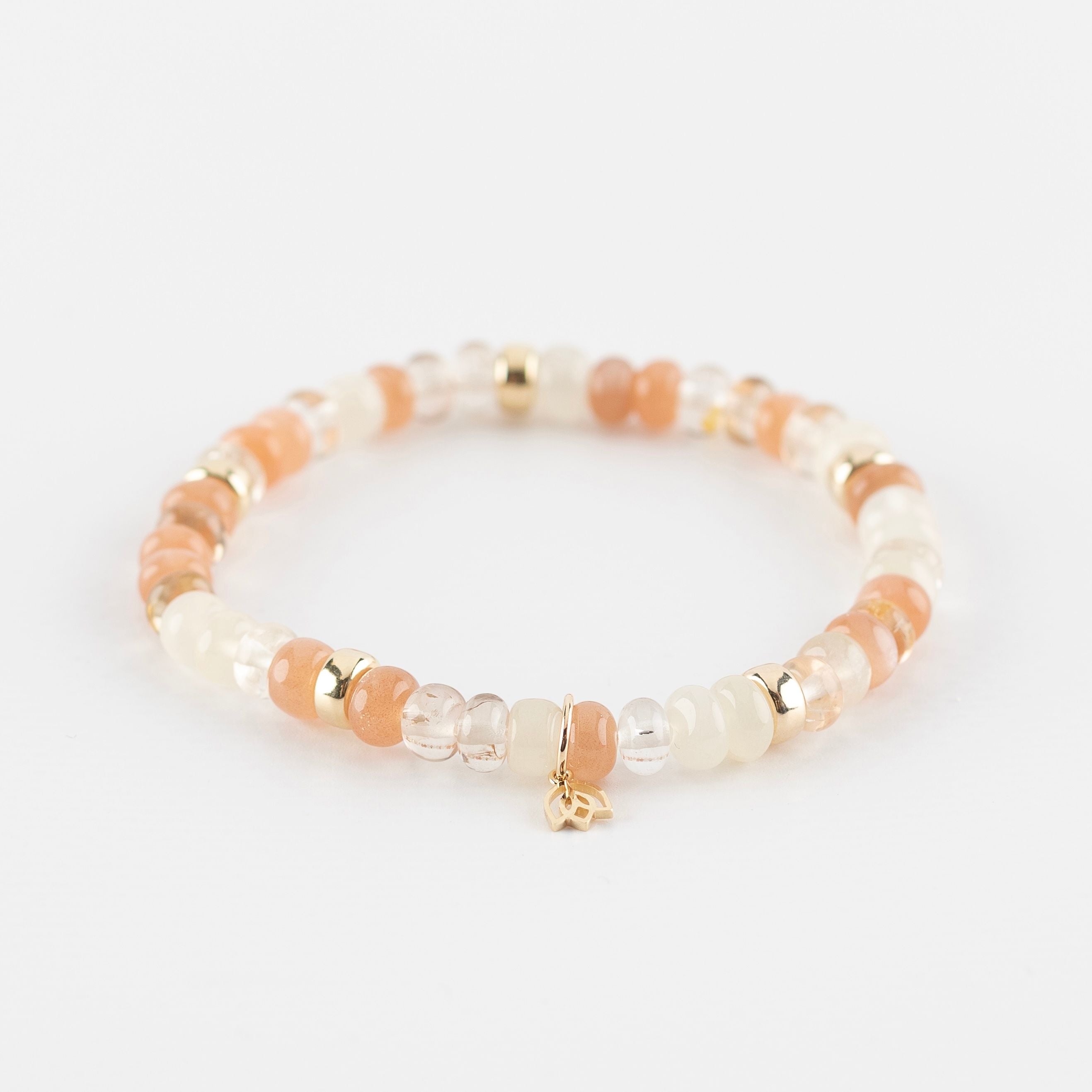 Y&G Elegant | Edelstenen armband & 14k goud