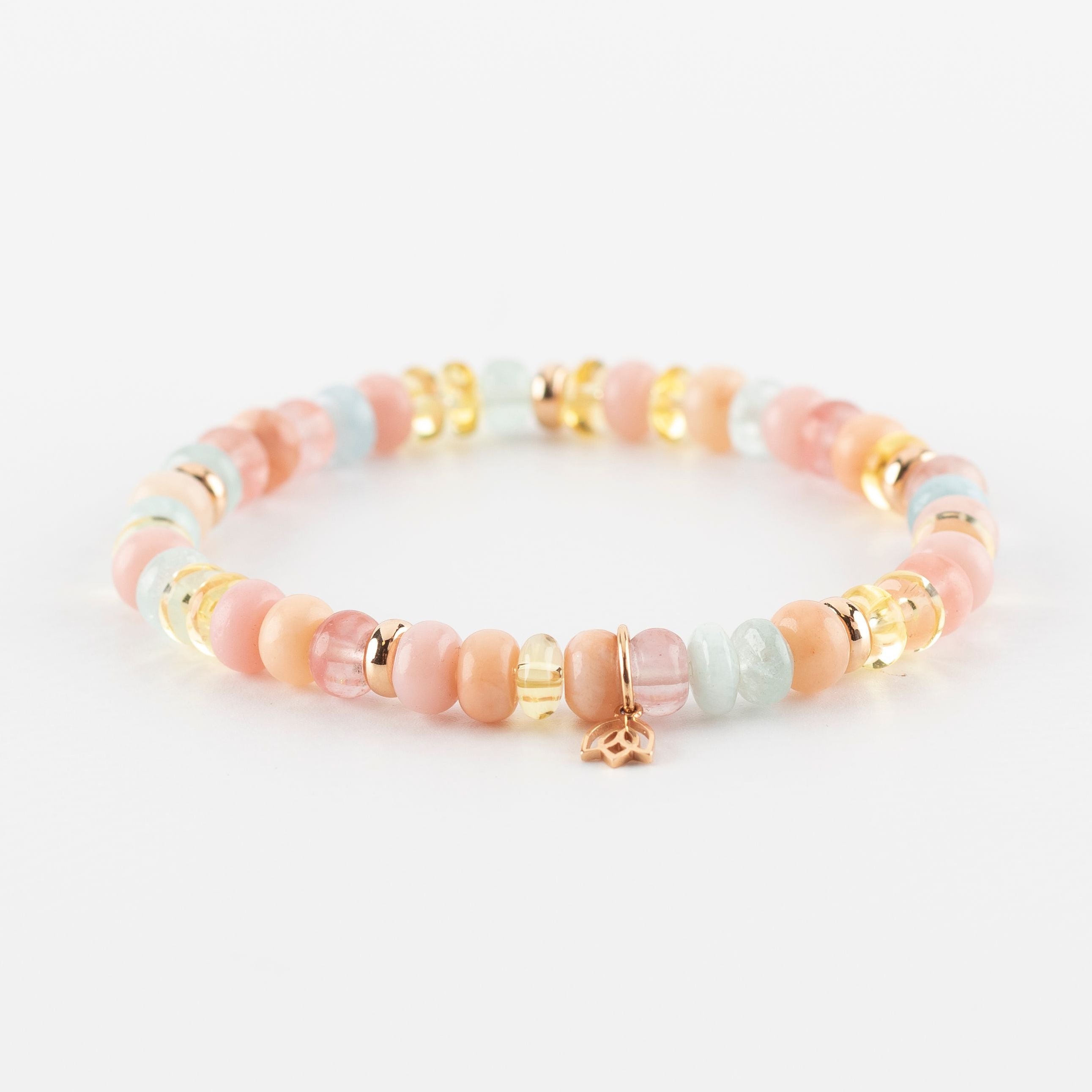 Y&G Candy Love | Edelstenen armband & 18k roségoud