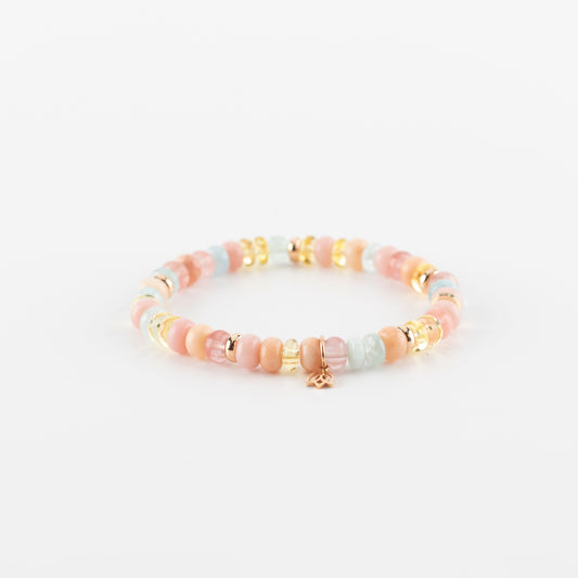 Y&G Candy Love | Edelstenen armband & 18k roségoud
