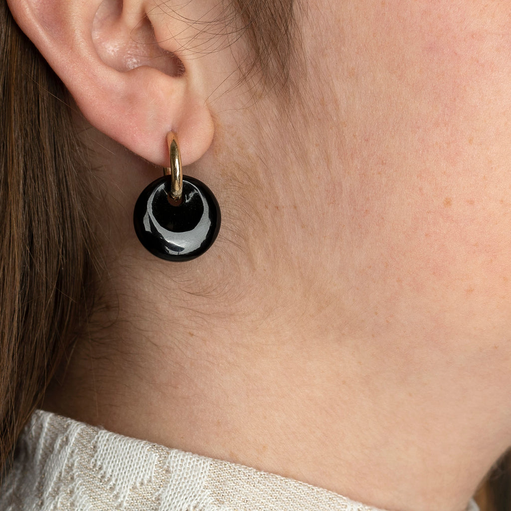 Y&G Oorhanger | Zwarte Onyx