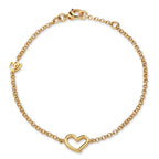 Y&G Bracelet | Heart & 18k gold