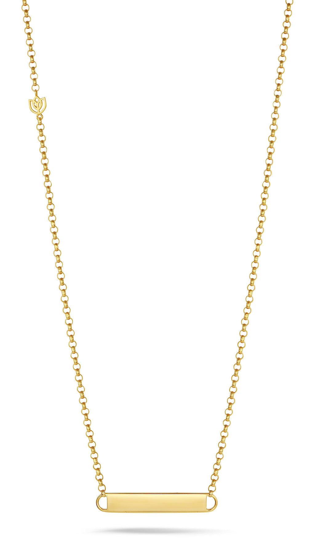 Y&G Collier | Bar & 18k gold