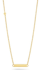 Y&G Collier | Bar & 18k gold