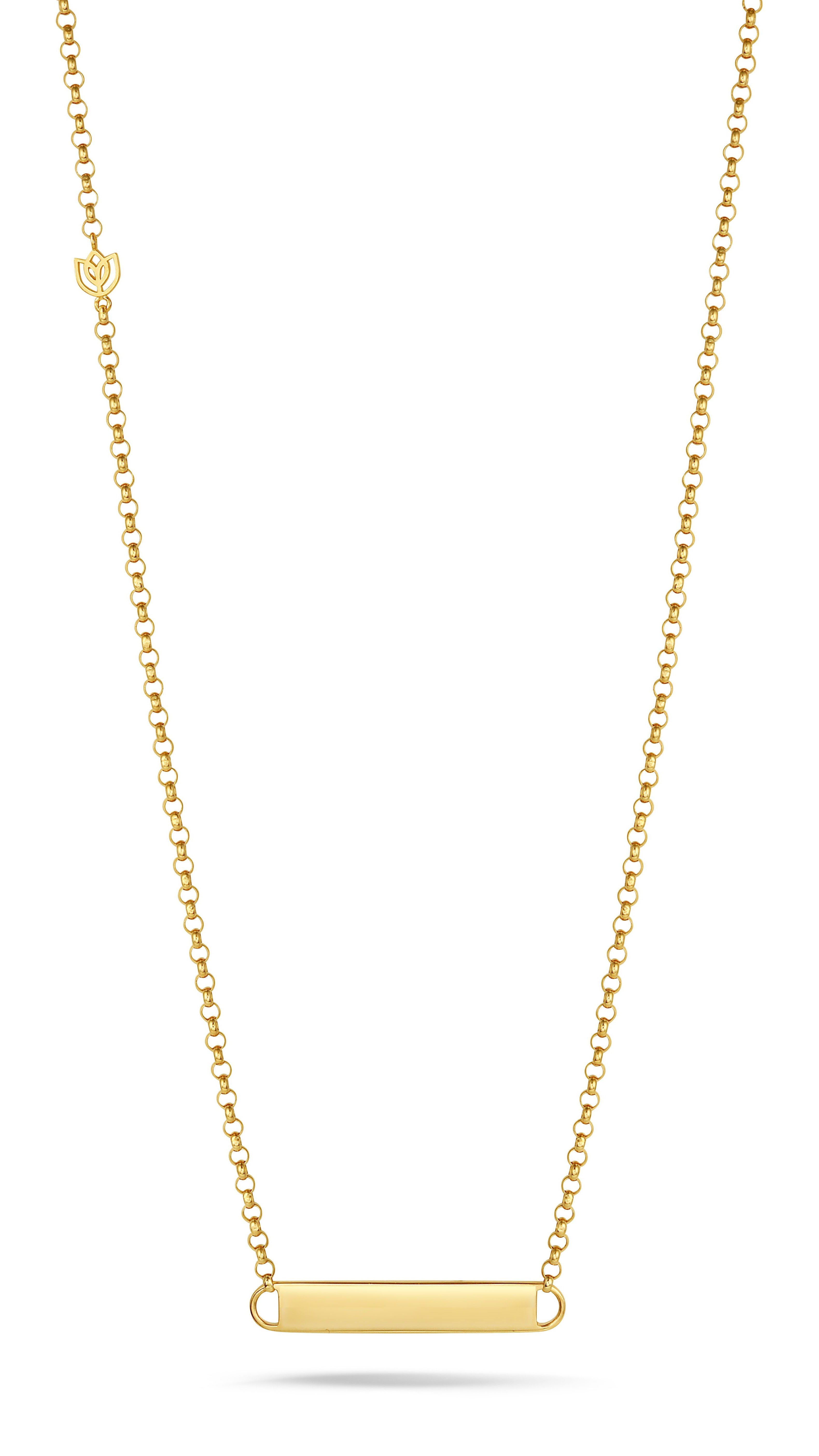 Y&G Collier | Bar & 18k gold