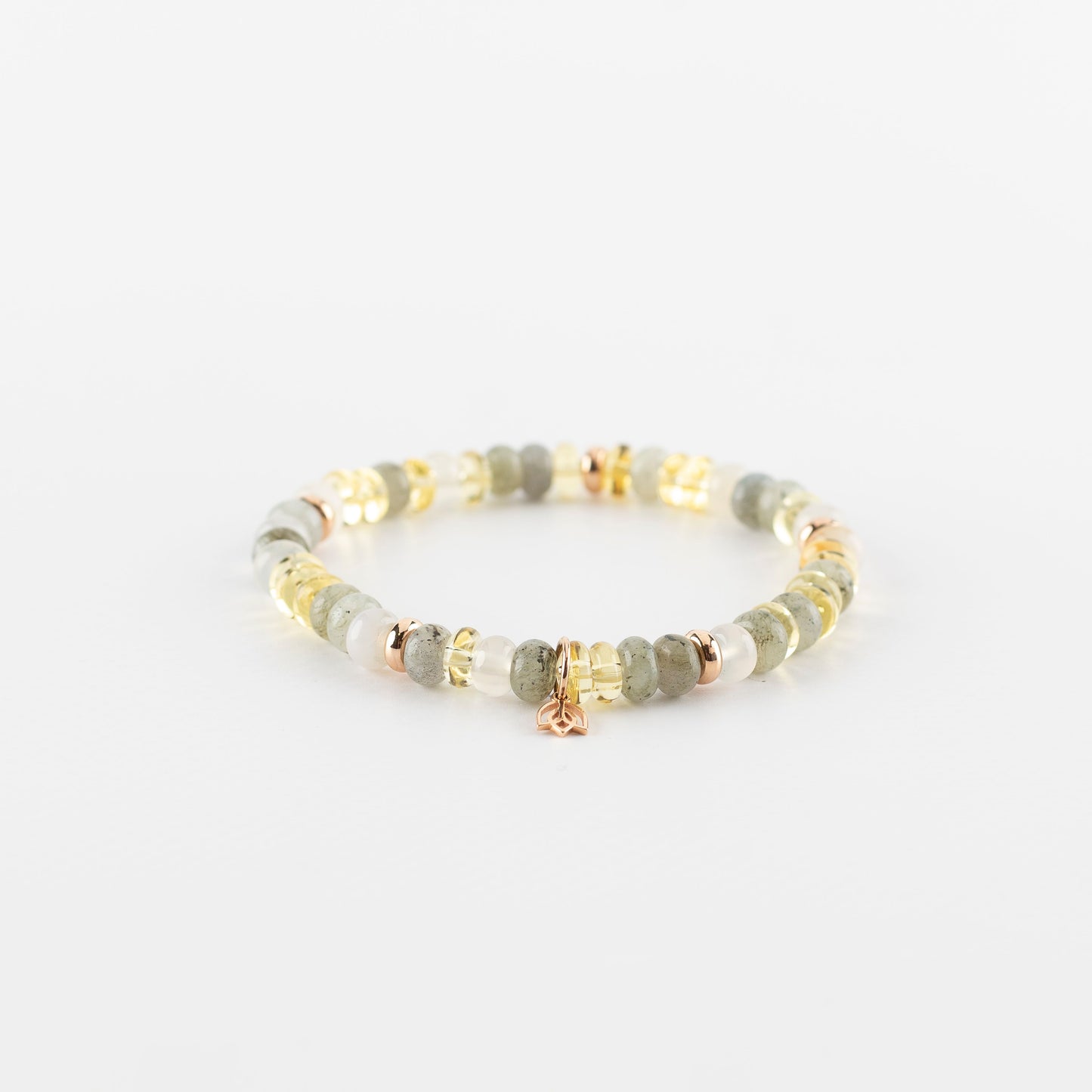 Y&G Shine Bright | Edelstenen armband & 18k roségoud