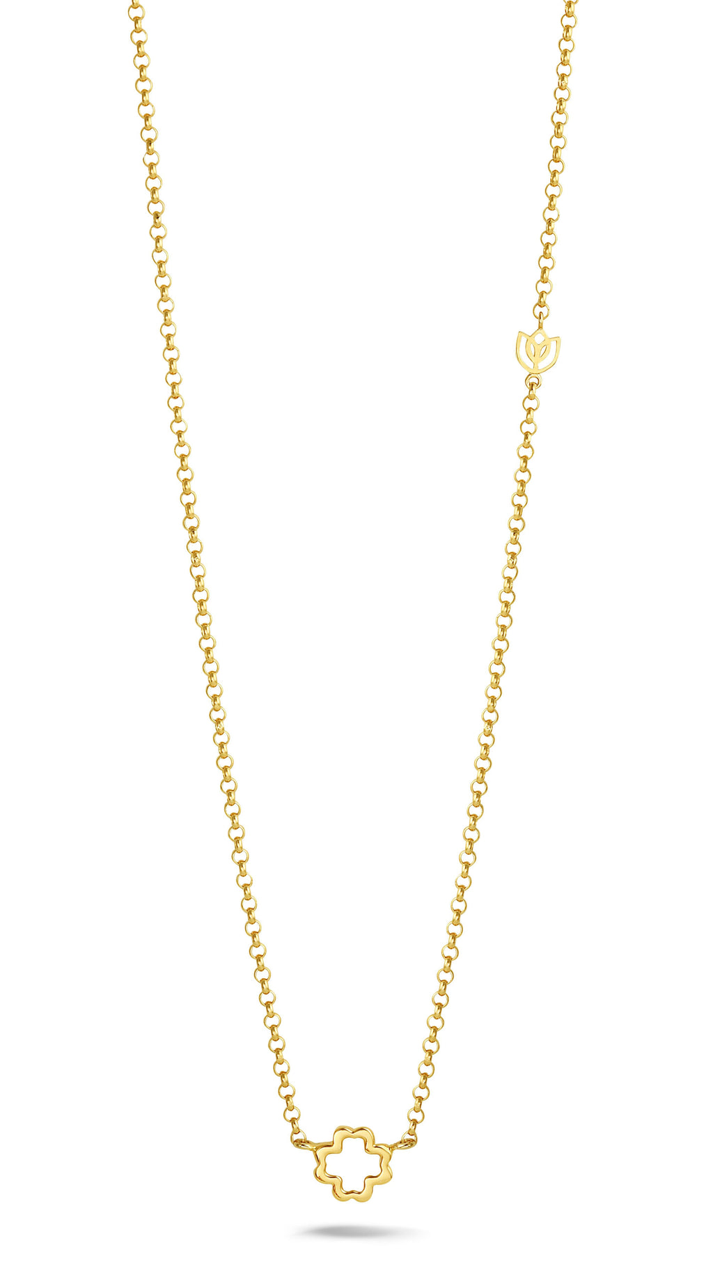 Y&G Collier | Clover & 18k gold