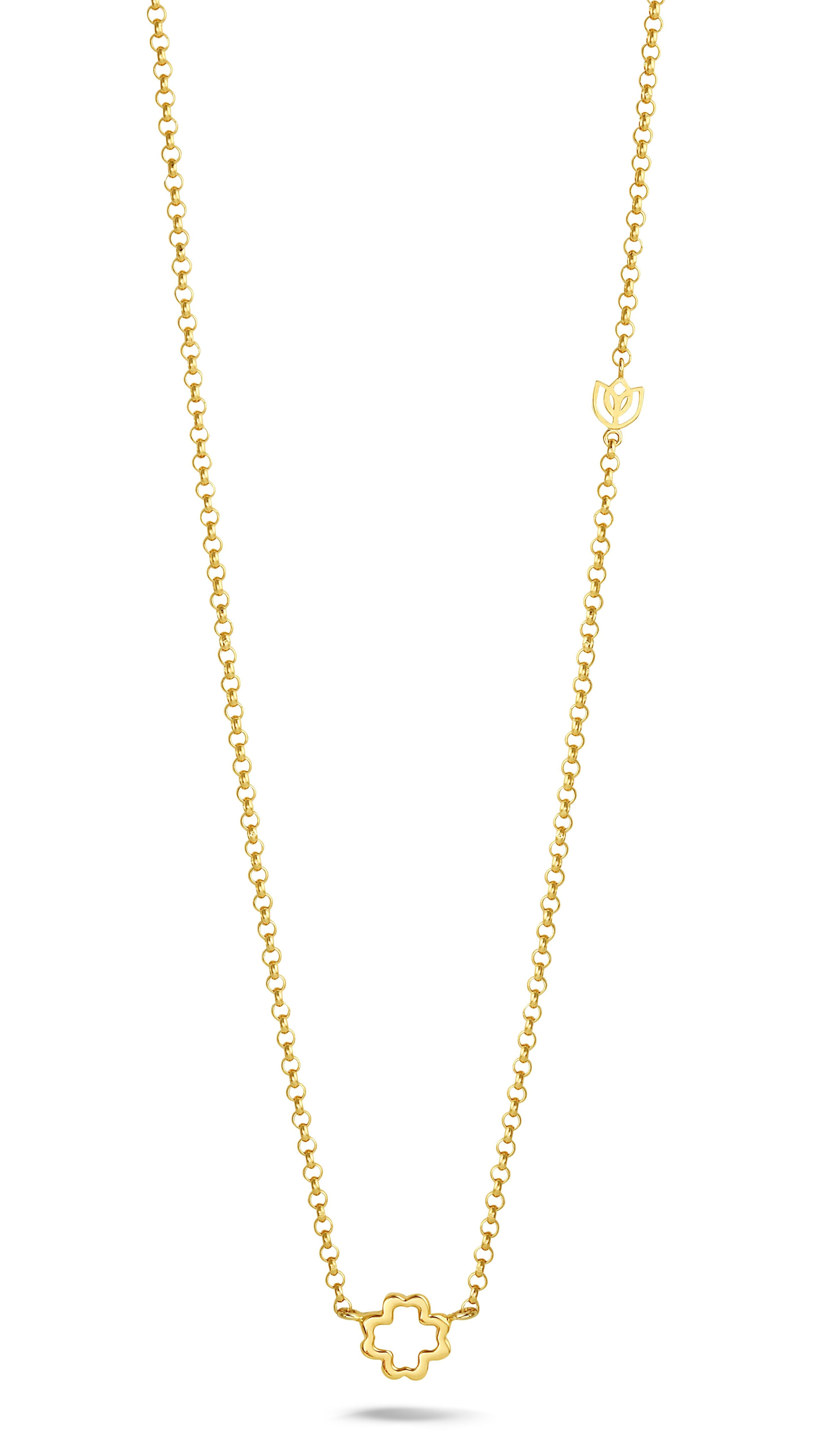 Y&G Collier | Clover & 18k gold