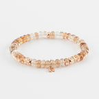 Y&G edelstenen armband | Imperial Topaas & 18k roségoud