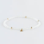 Y&G enkelbandje | Opaal & 14k goud