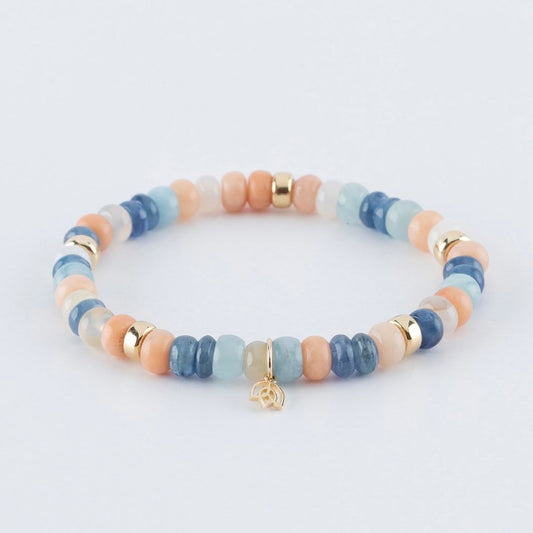 Y&G Color Harmony | Edelstenen armband & 14k goud