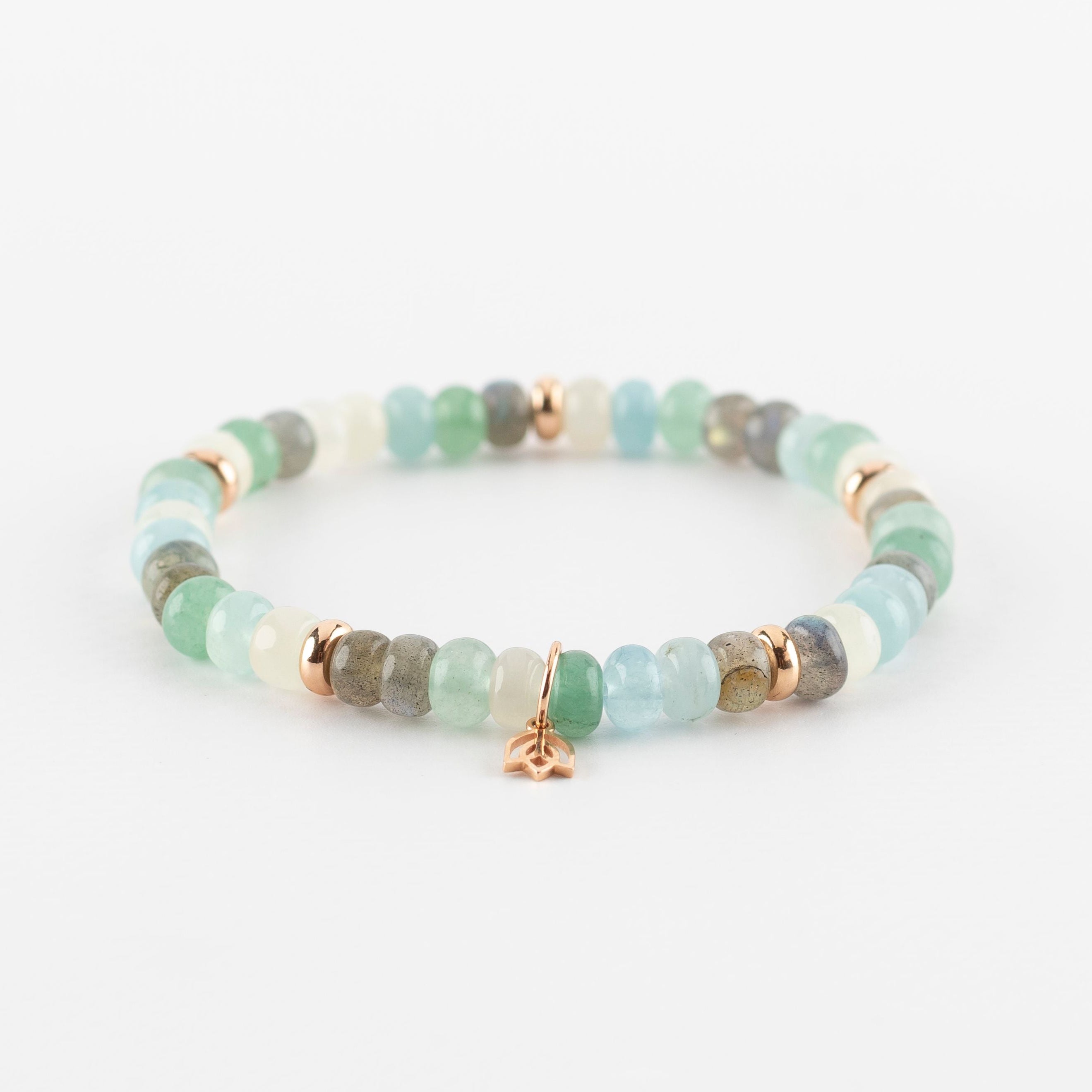 Y&G Crystal Cove | Edelstenen armband & 18k roségoud