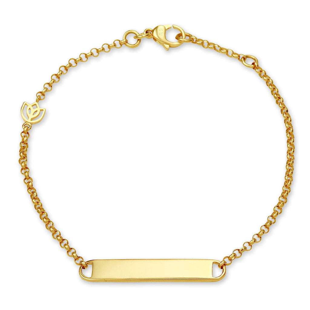 Y&G Bracelet | Bar & 18k gold