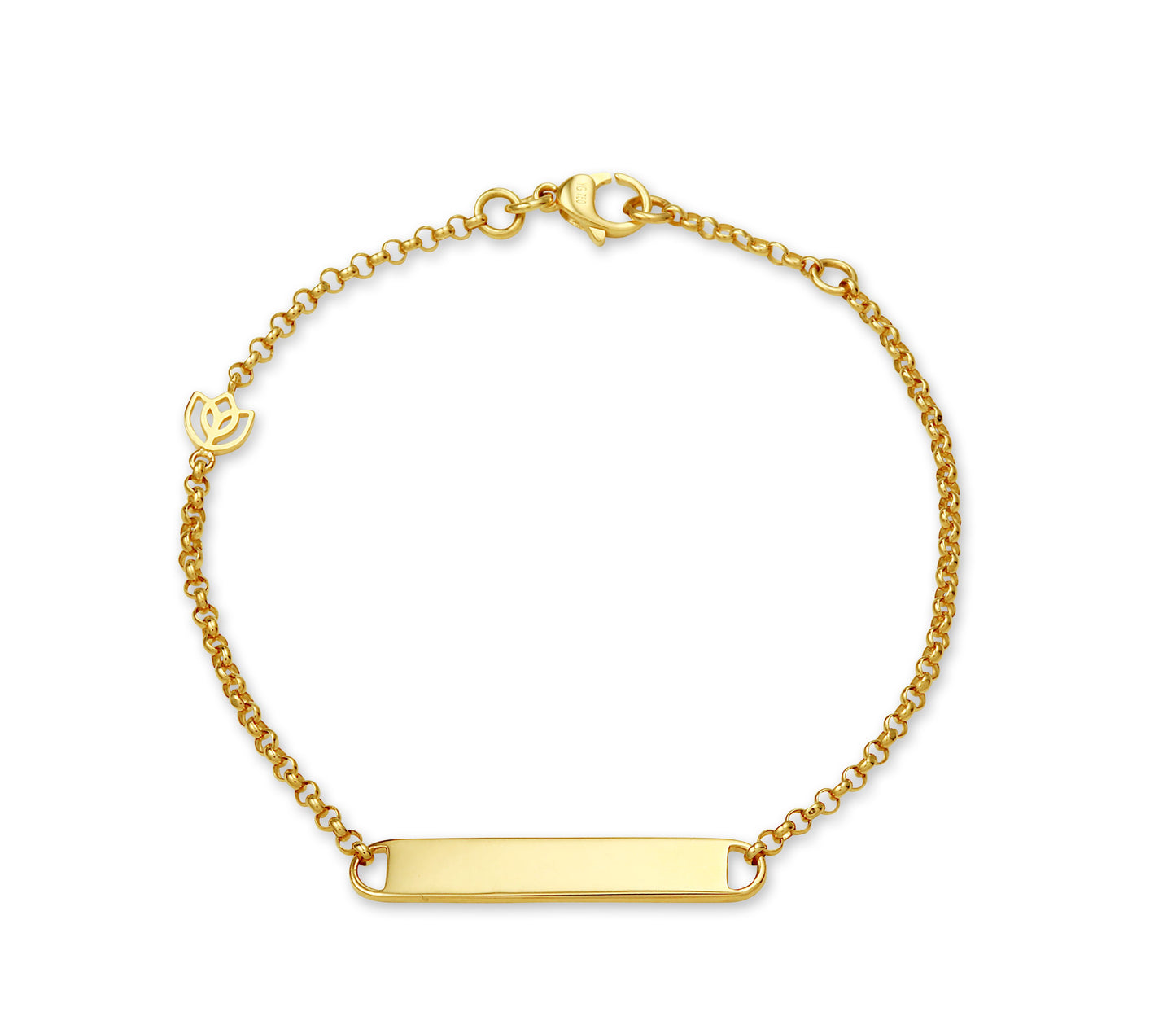 Y&G Bracelet | Bar & 18k gold