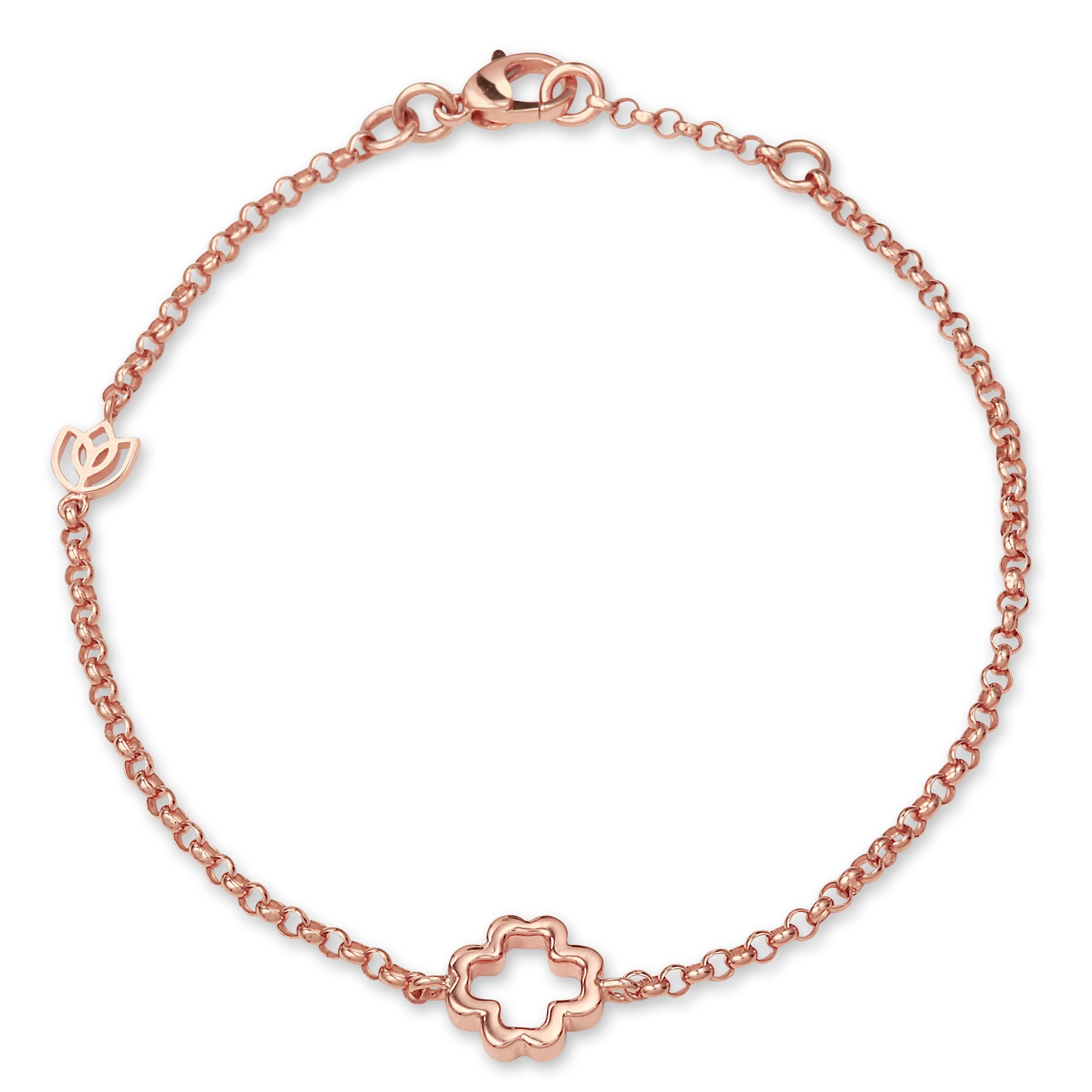 Y&G Bracelet | Clover & 18k gold