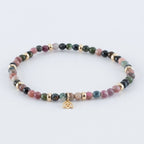 Y&G edelstenen armband | Toermalijn & 14k goud