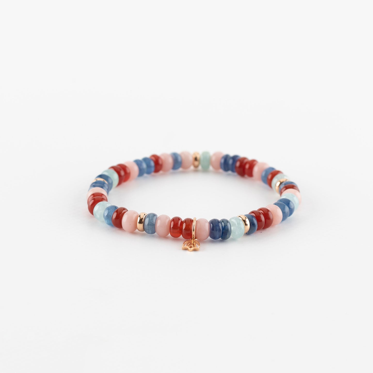 Y&G Romantic Touch | Edelstenen armband & 18k roségoud