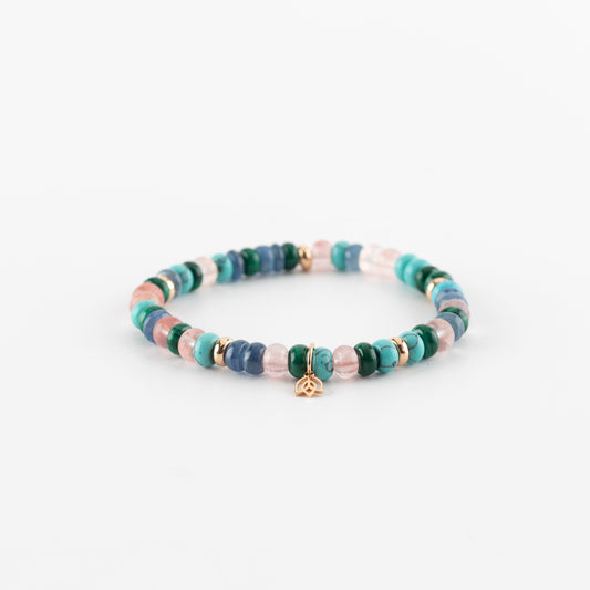 Y&G My Way | Edelstenen armband & 18k roségoud