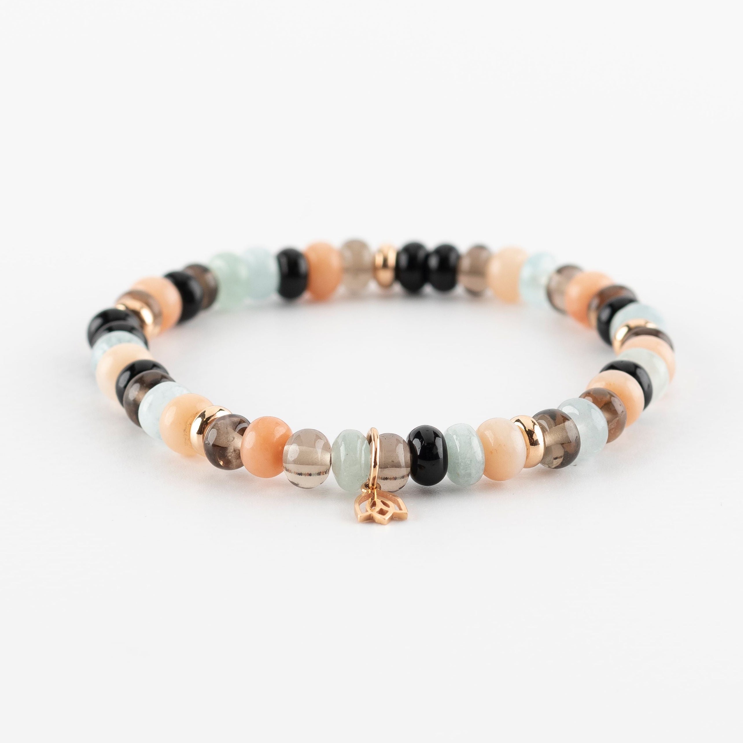 Y&G Classy | Edelstenen armband & 18k roségoud