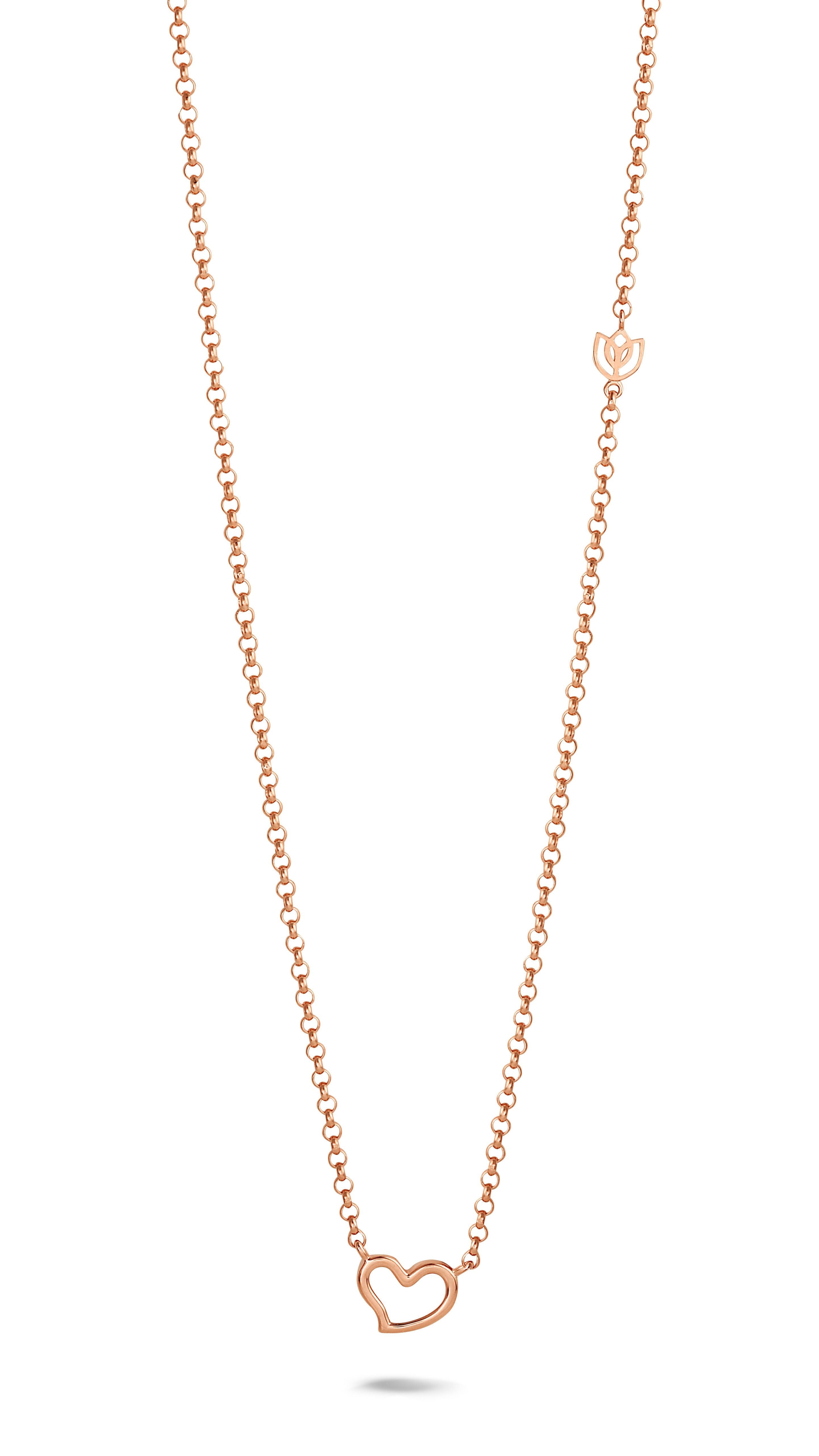 Y&G Collier | Heart & 18k gold