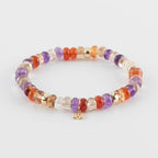 Y&G Retro Funky | Edelstenen armband & 14k goud