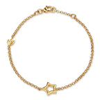 Y&G Bracelet | Star & 18k gold