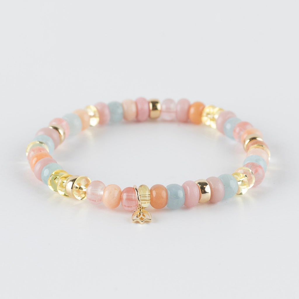 Y&G Candy Love | Edelstenen armband & 14k goud