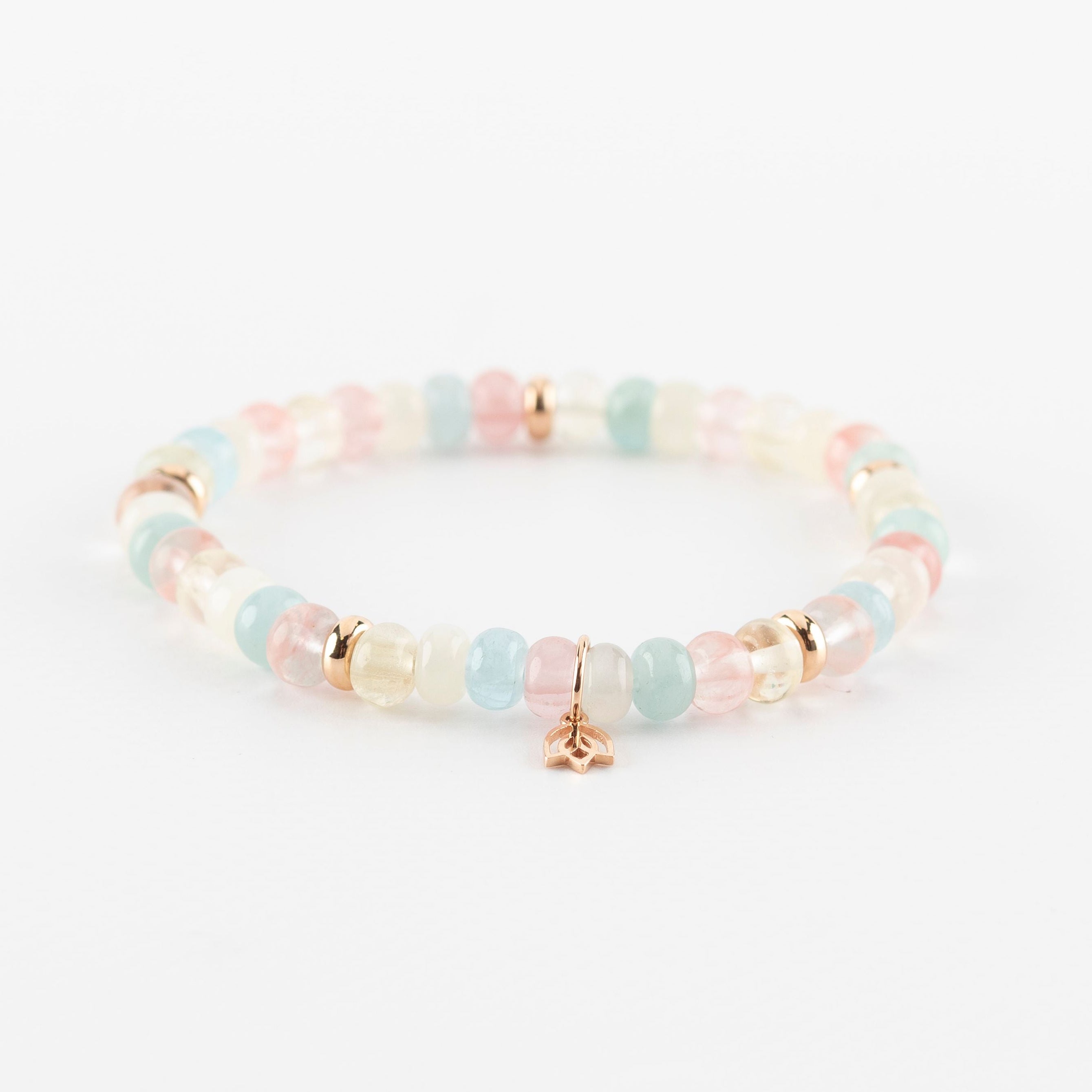 Y&G Summerfeeling | Edelstenen armband & 18k roségoud