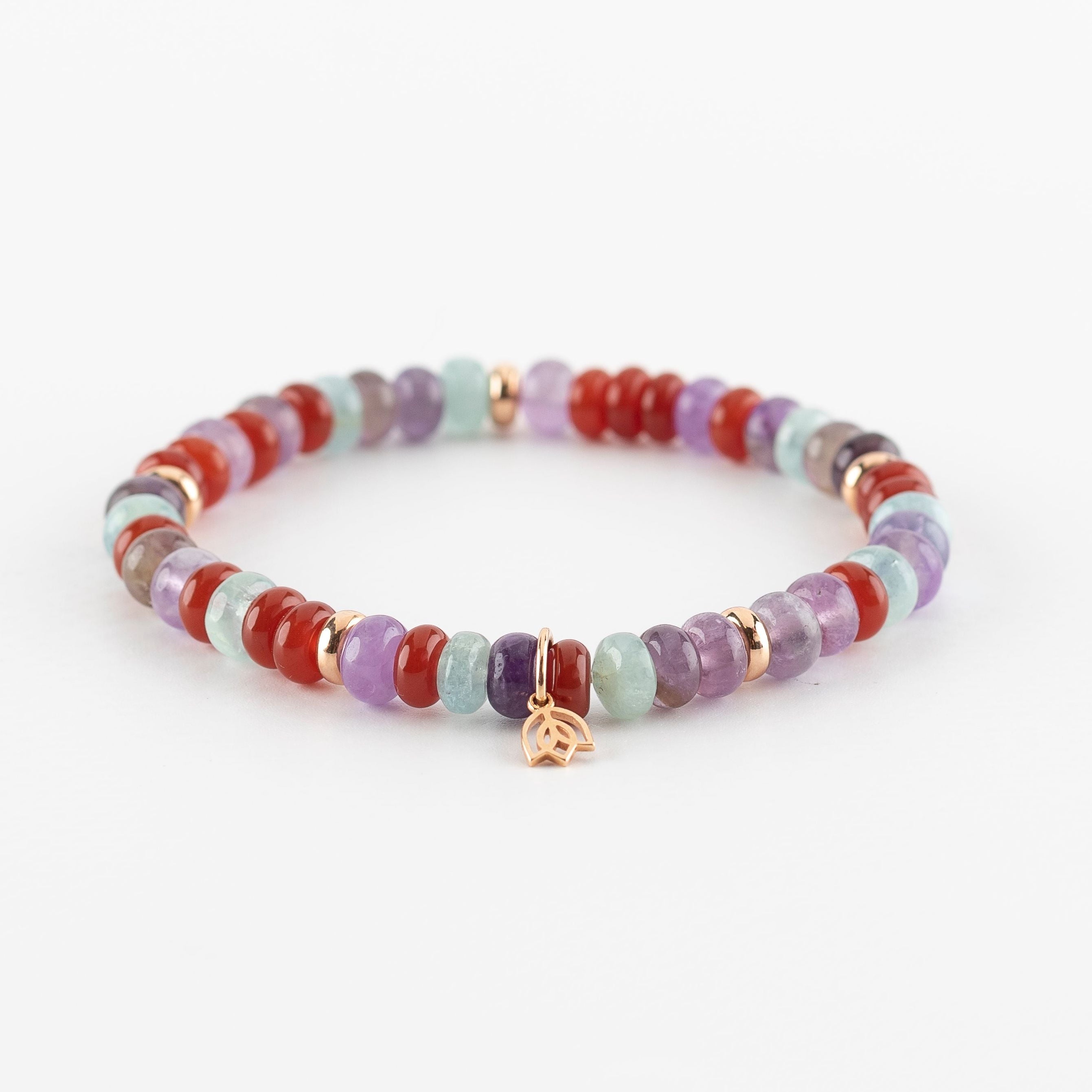 Y&G Baroque Style | Edelstenen armband & 18k roségoud