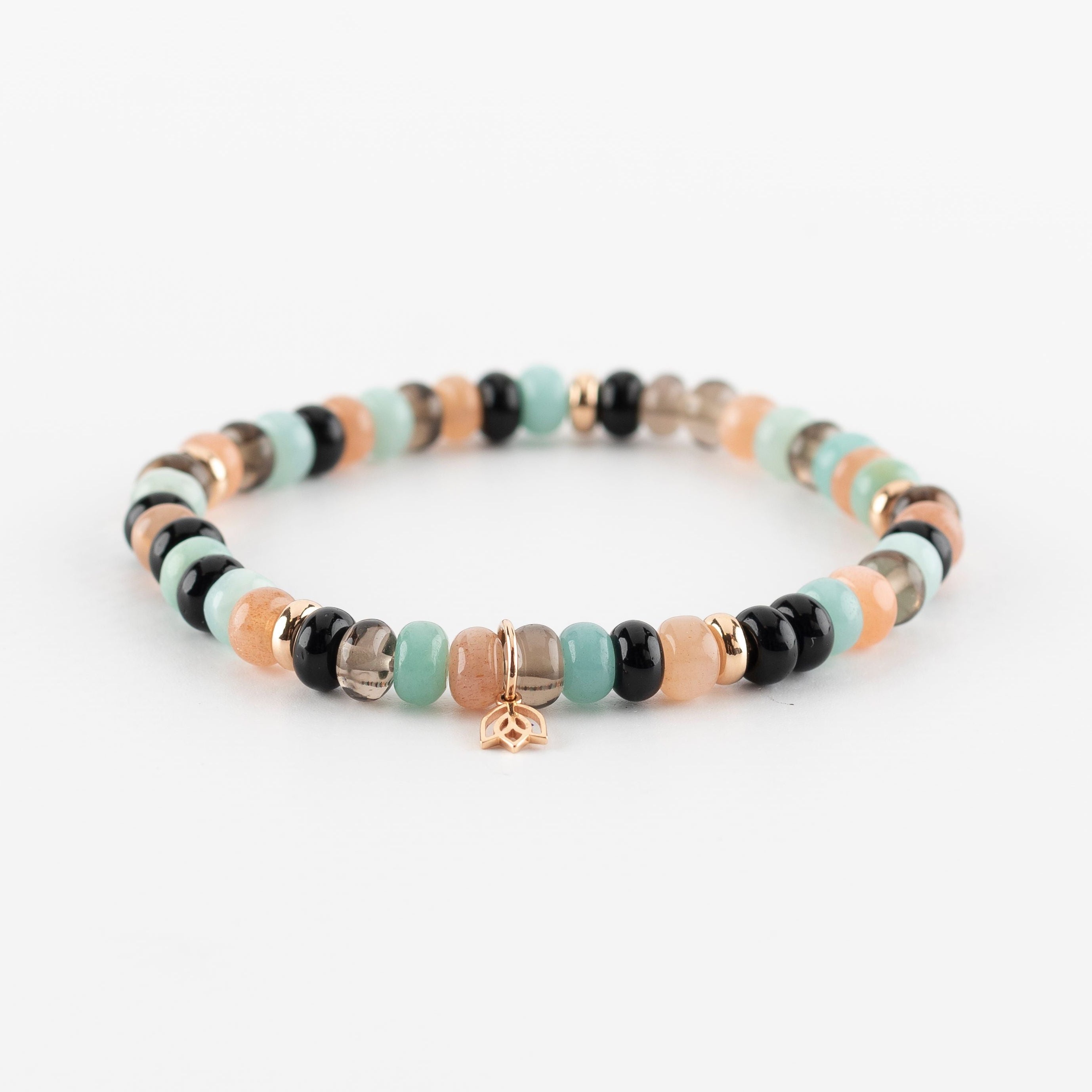 Y&G Desert Sky | Edelstenen armband & 18k roségoud