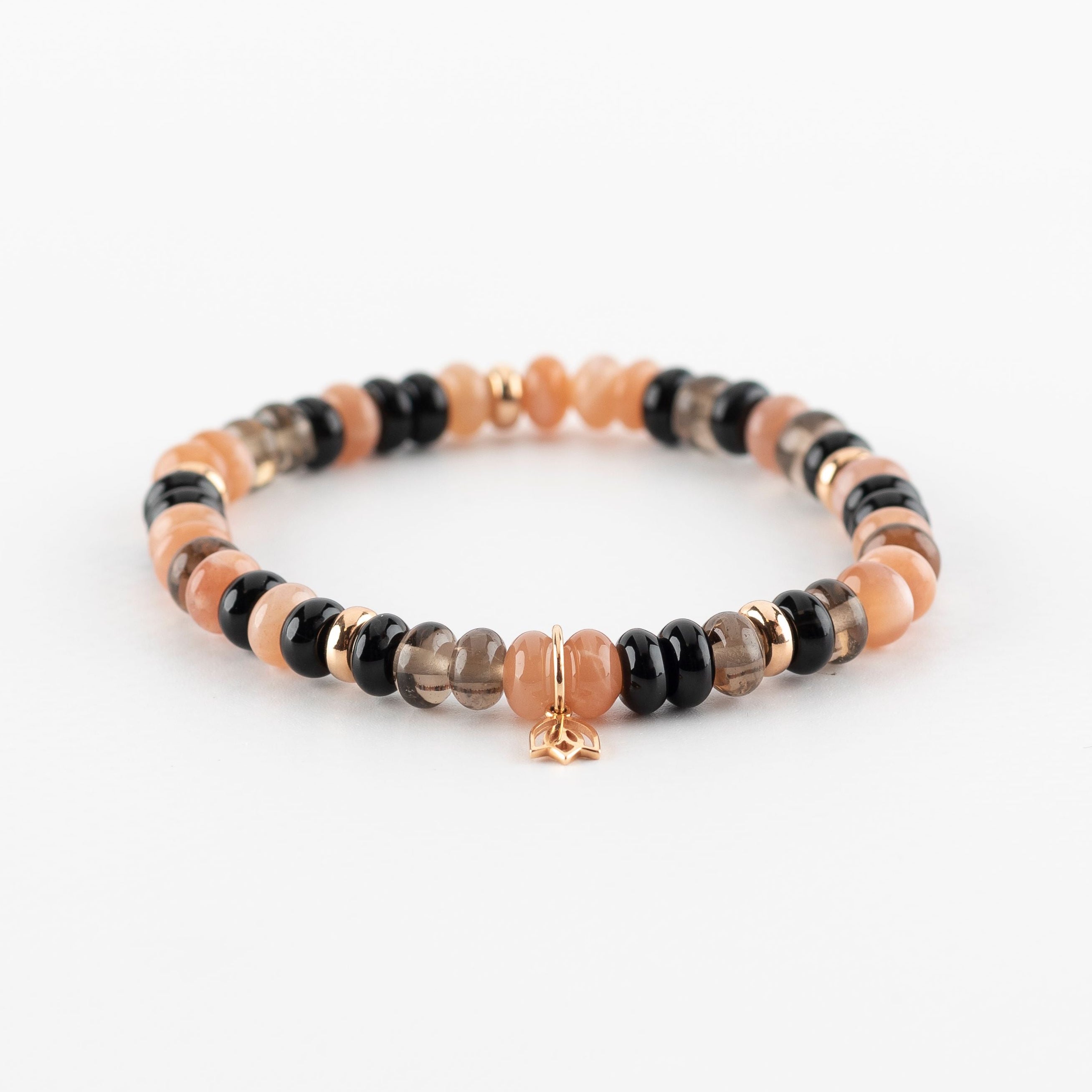 Y&G Chic | Edelstenen armband & 18k roségoud