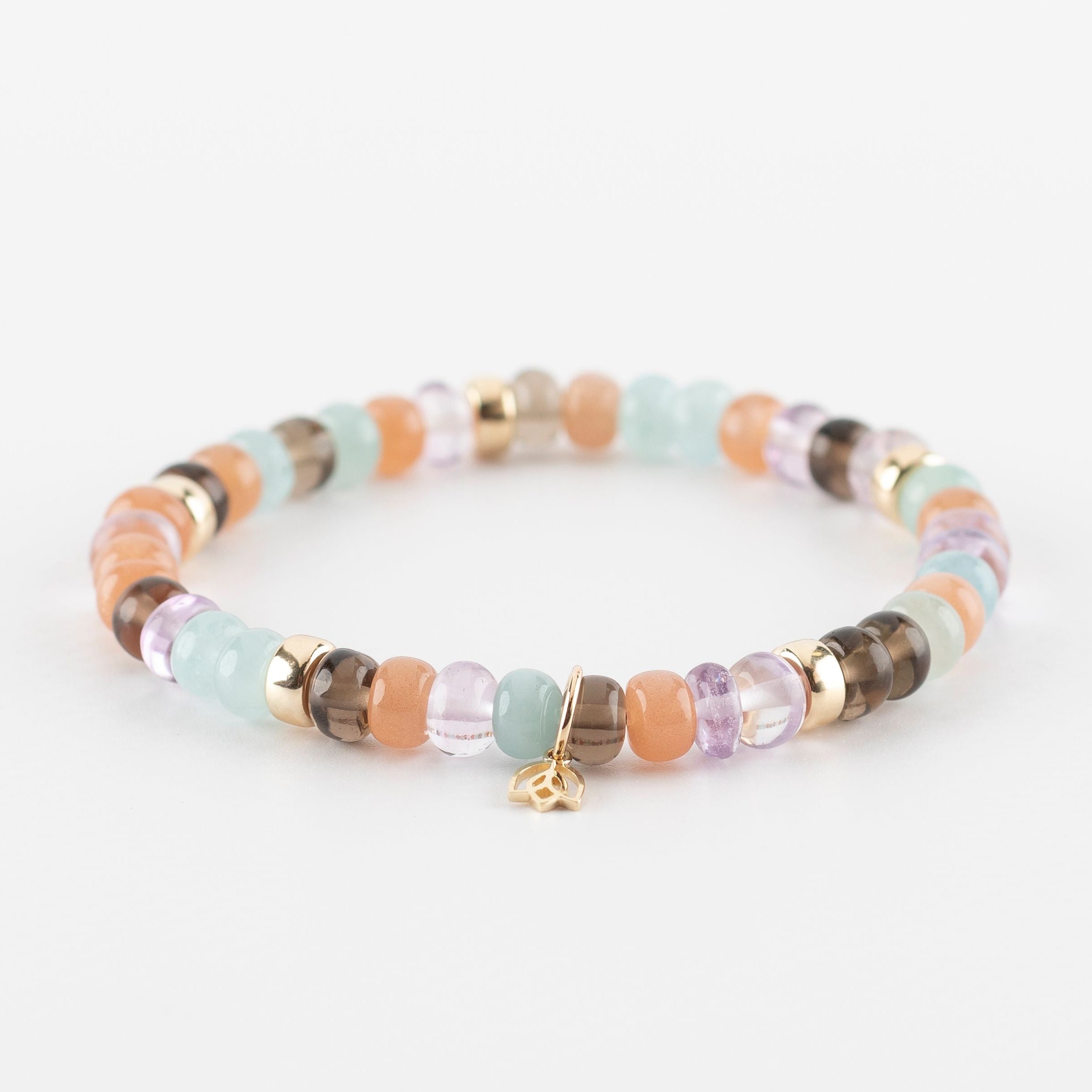 Y&G Beautiful | Edelstenen armband & 14k goud