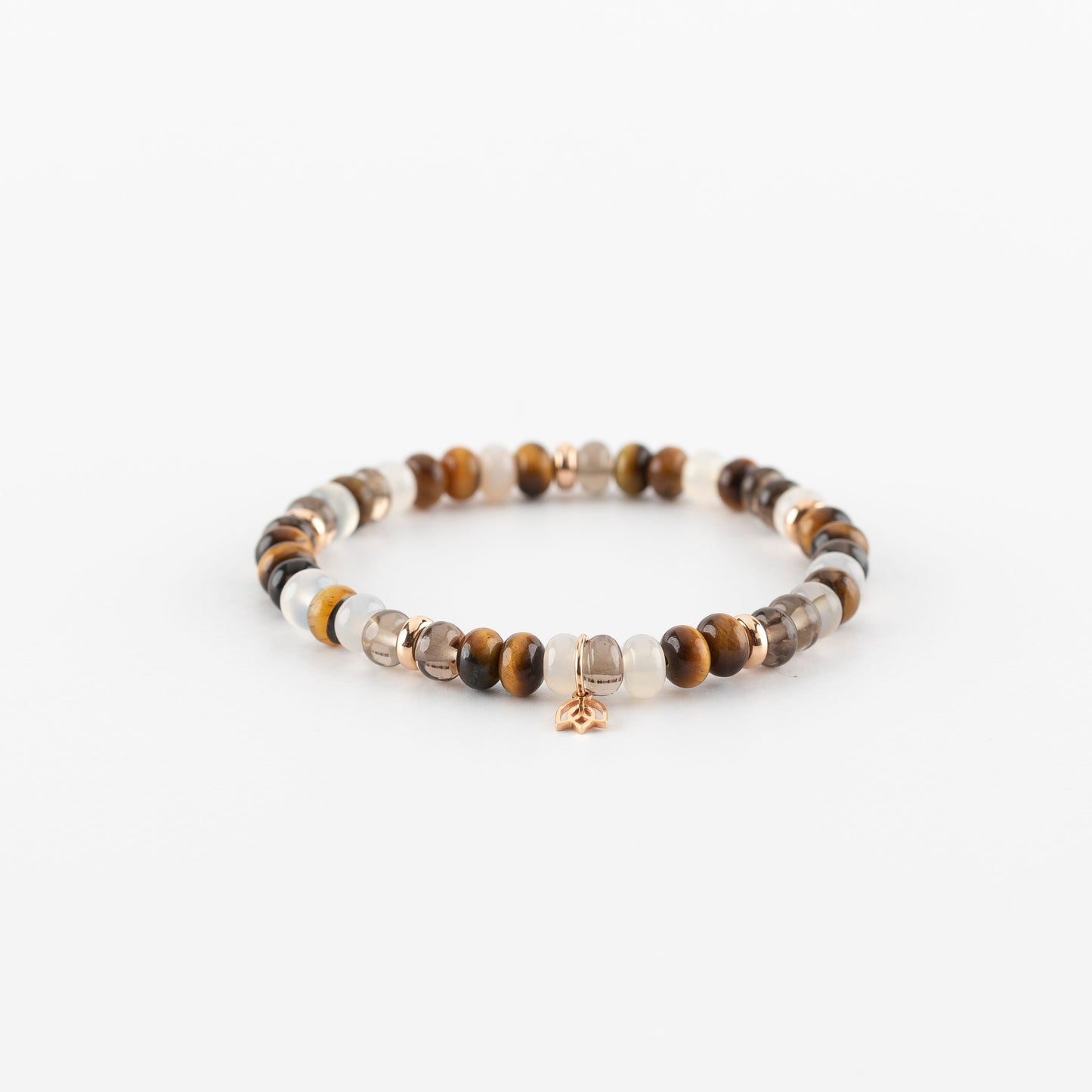 Y&G Eye of the Tiger | Edelstenen armband & 18k roségoud