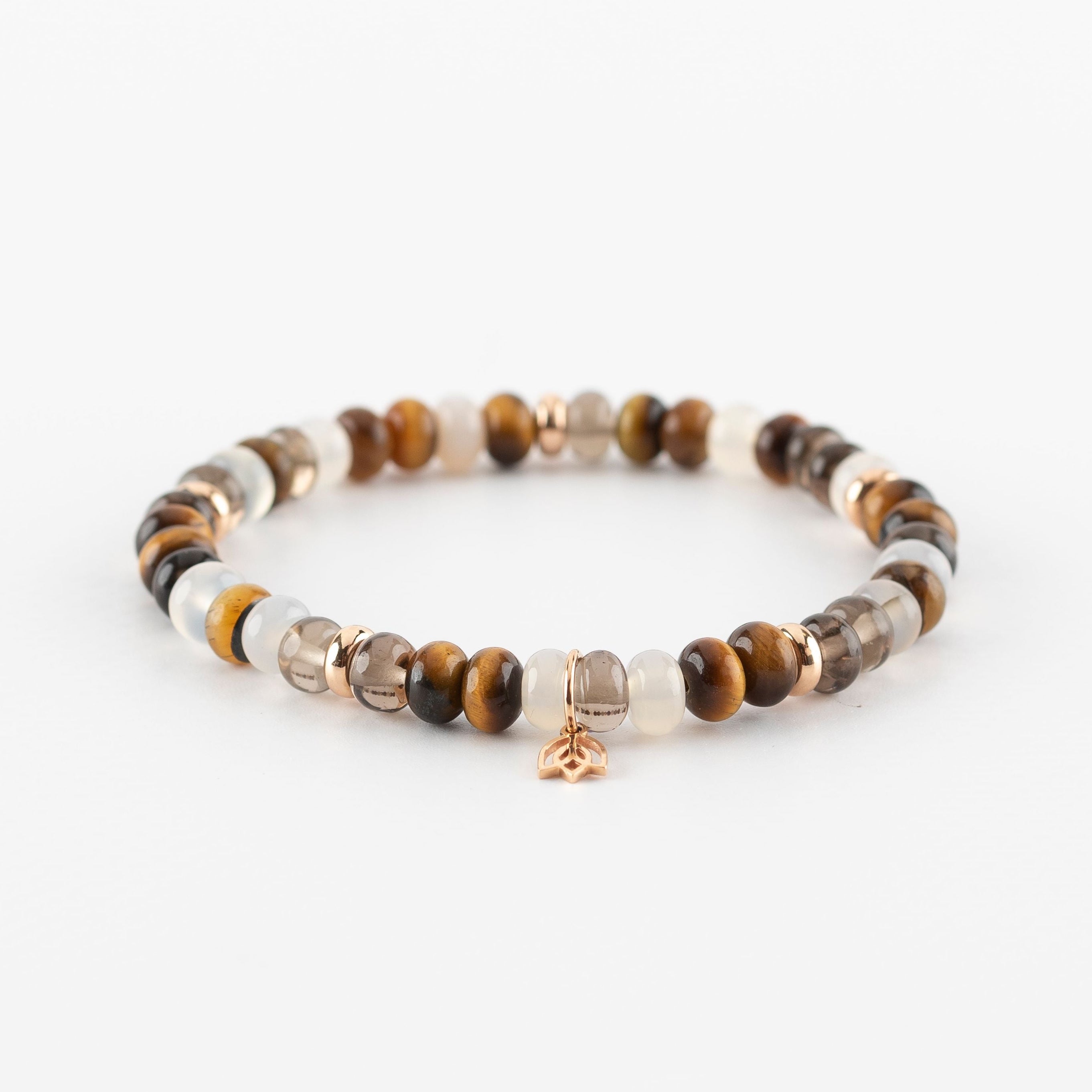 Y&G Eye of the Tiger | Edelstenen armband & 18k roségoud