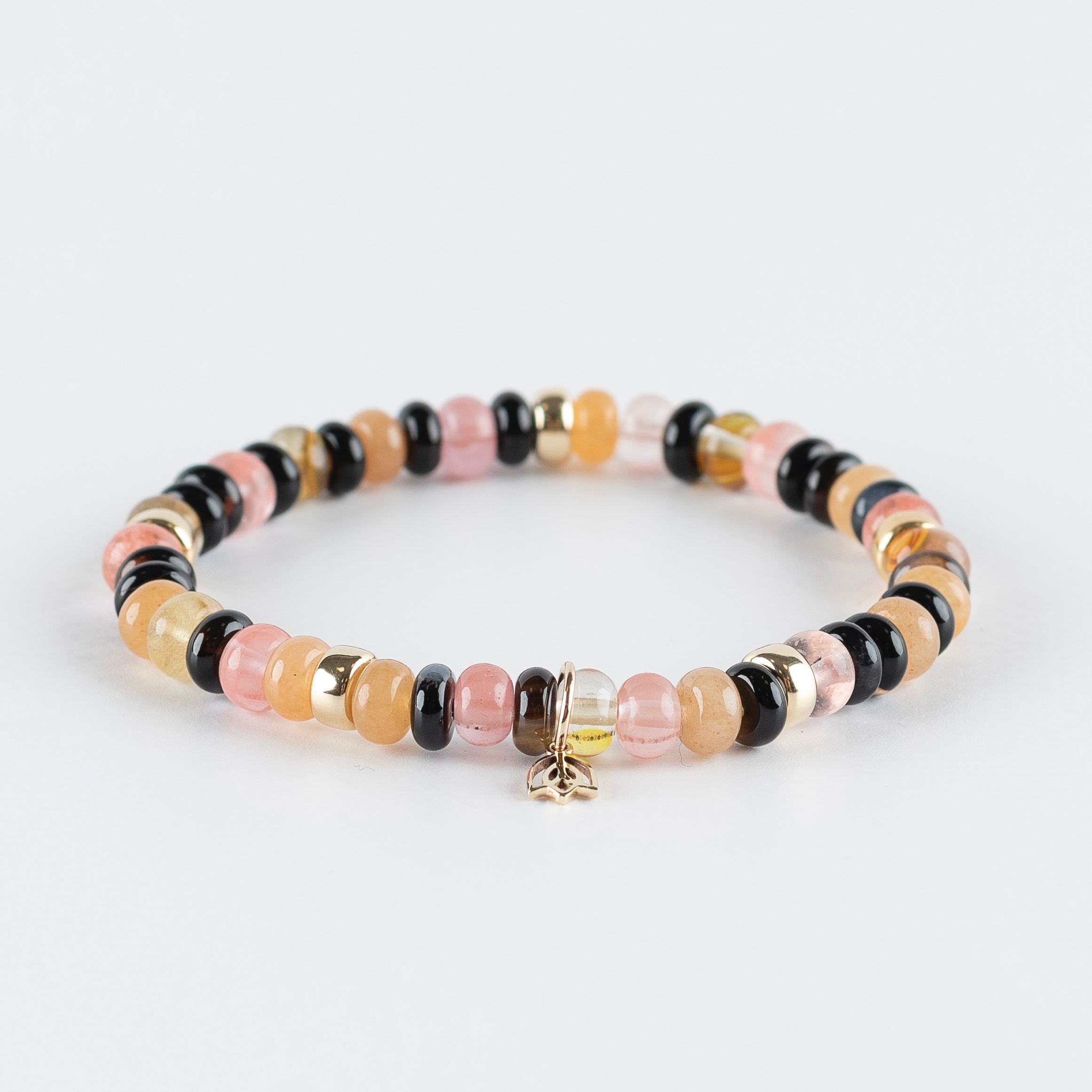 Y&G All Time Favourite | Edelstenen armband & 14k goud