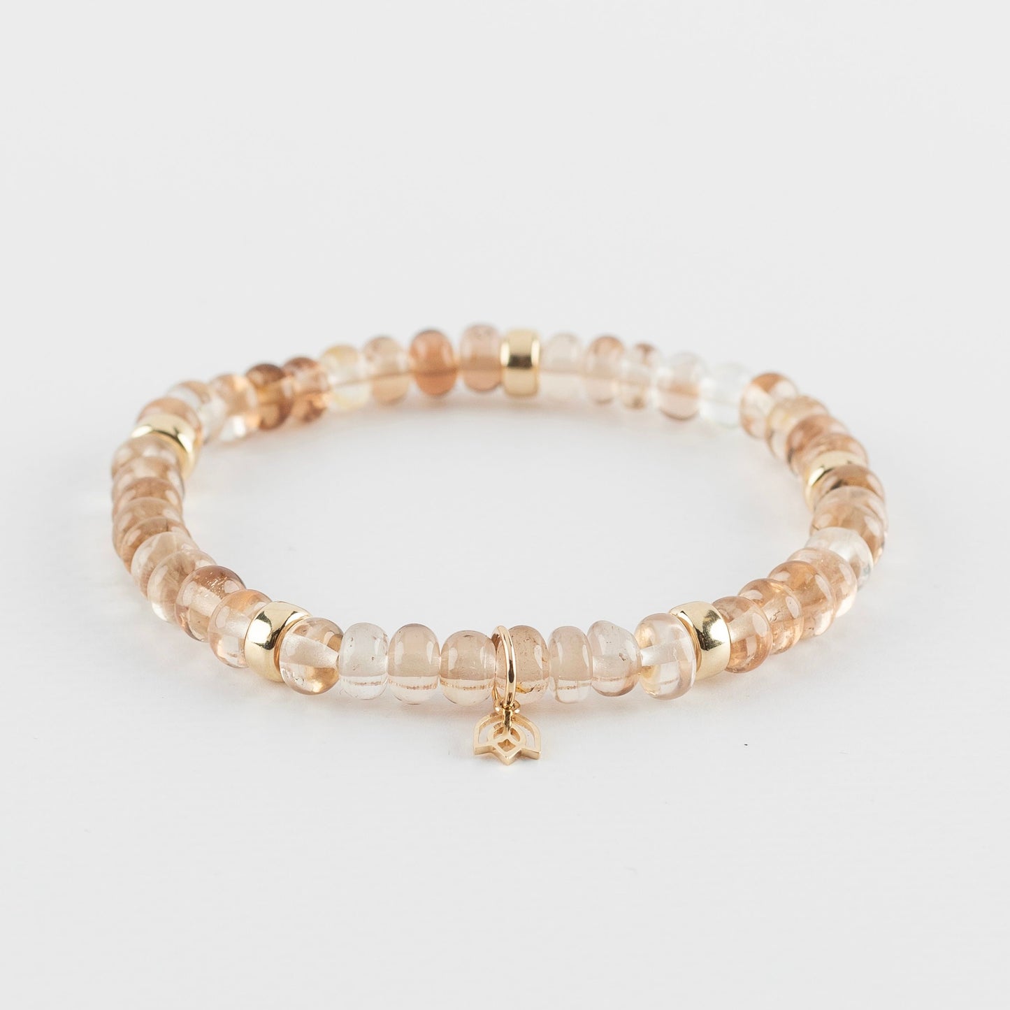 Y&G edelstenen armband | Imperial topaas & 14k goud