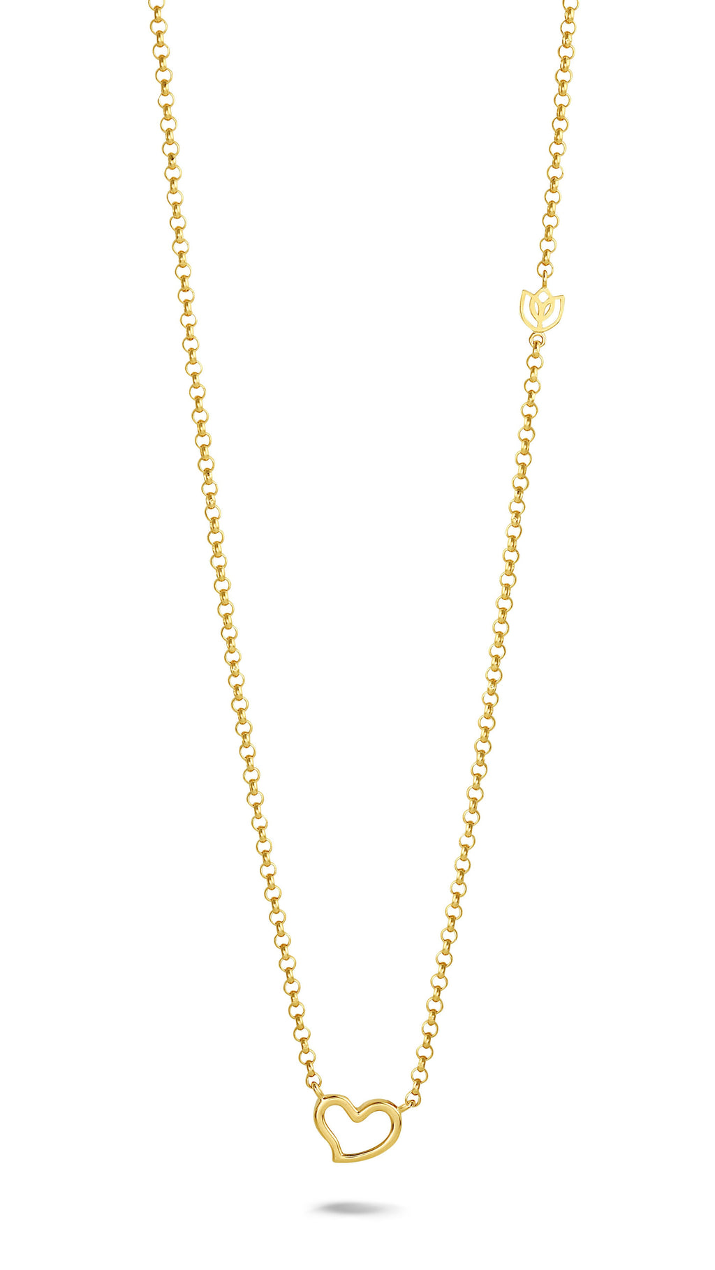 Y&G Collier | Heart & 18k gold
