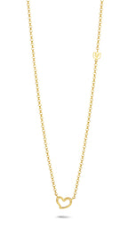 Y&G Collier | Heart & 18k gold