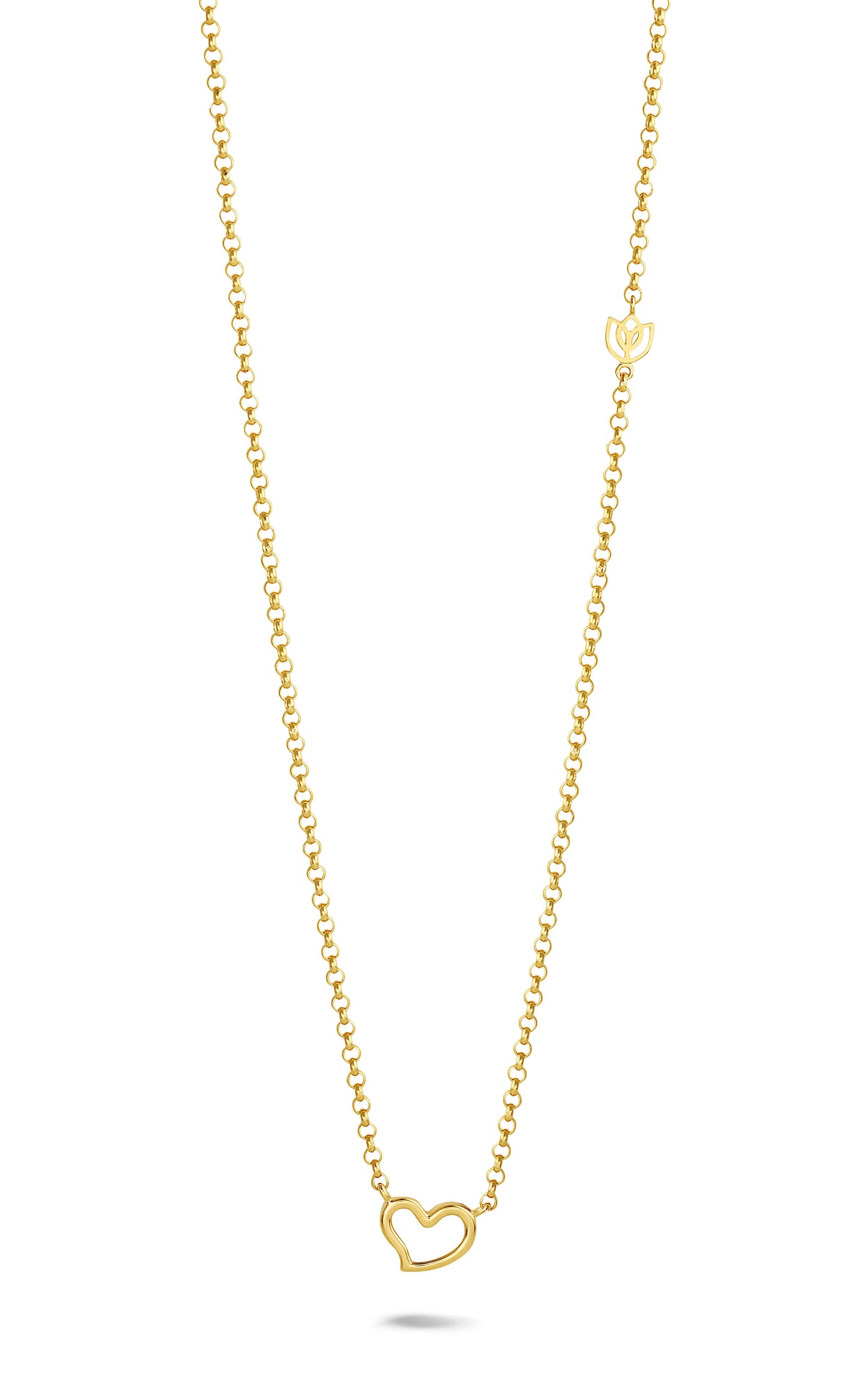 Y&G Collier | Heart & 18k gold